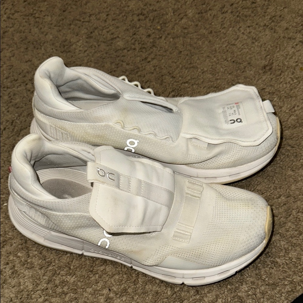 On Running Off-White Athletic Shoes